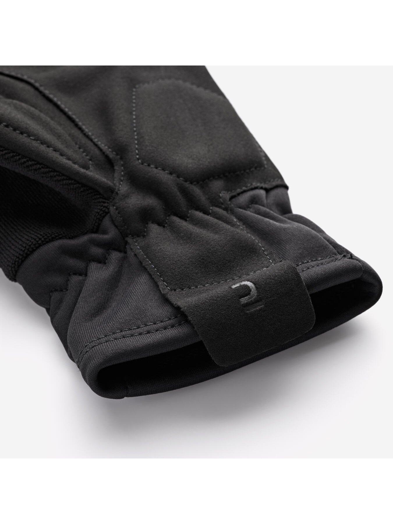 Image 4 of 6 of Decathlon Smartphone-compatible thermal cycling gloves - Black