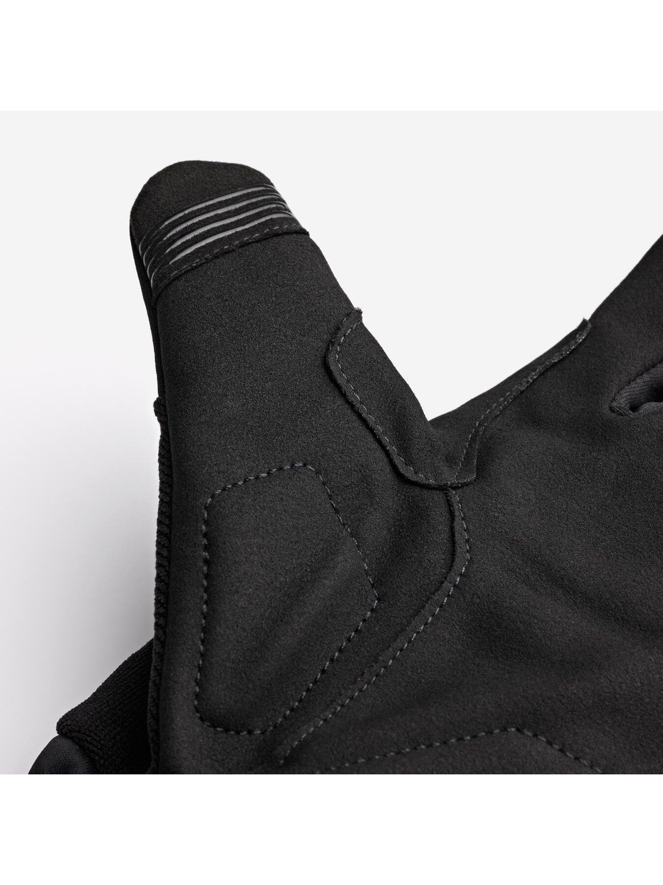 Image 5 of 6 of Decathlon Smartphone-compatible thermal cycling gloves - Black