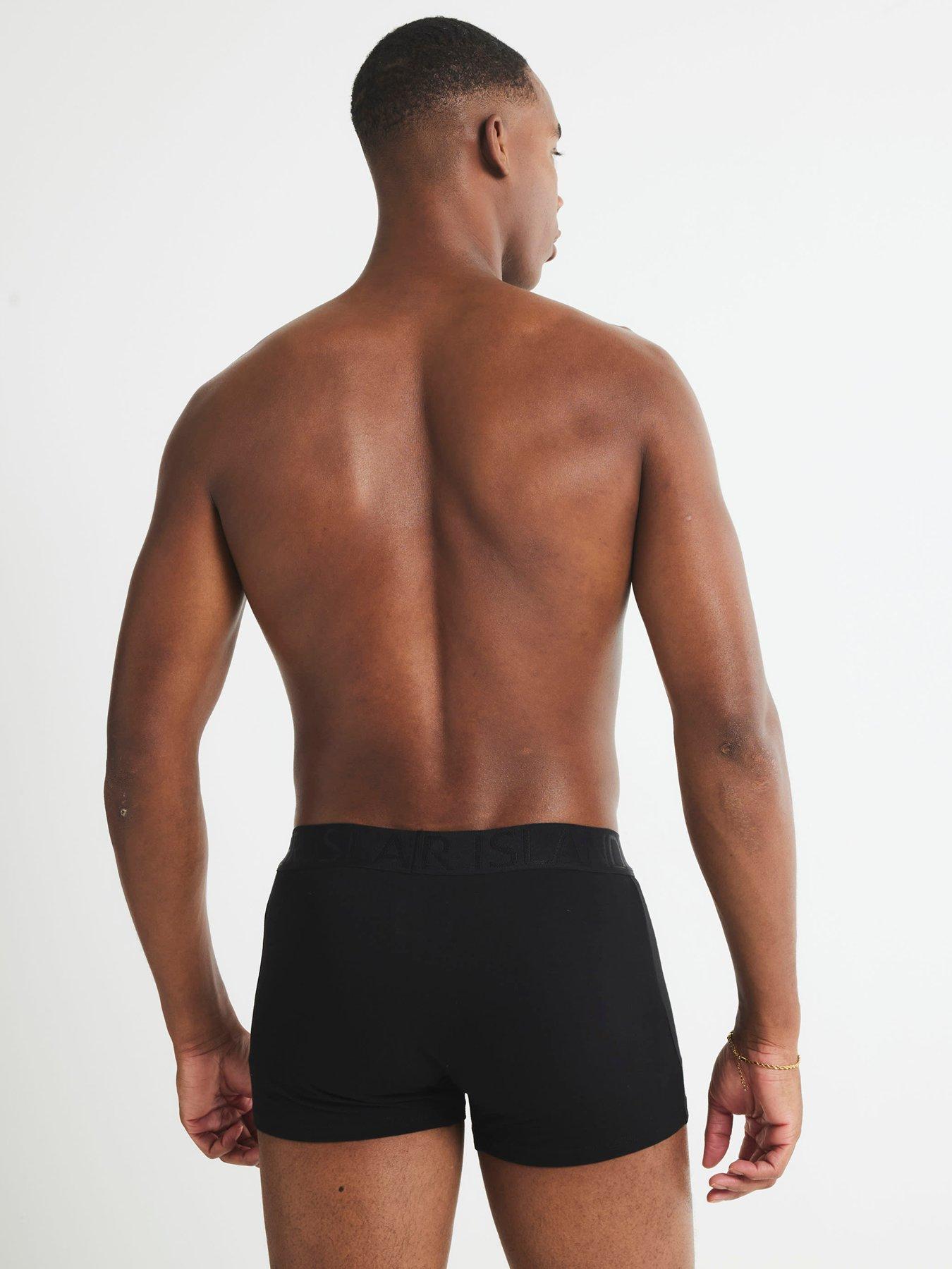 Image 3 of 3 of River Island Jacquard Waistband Pack Of 5 Trunks