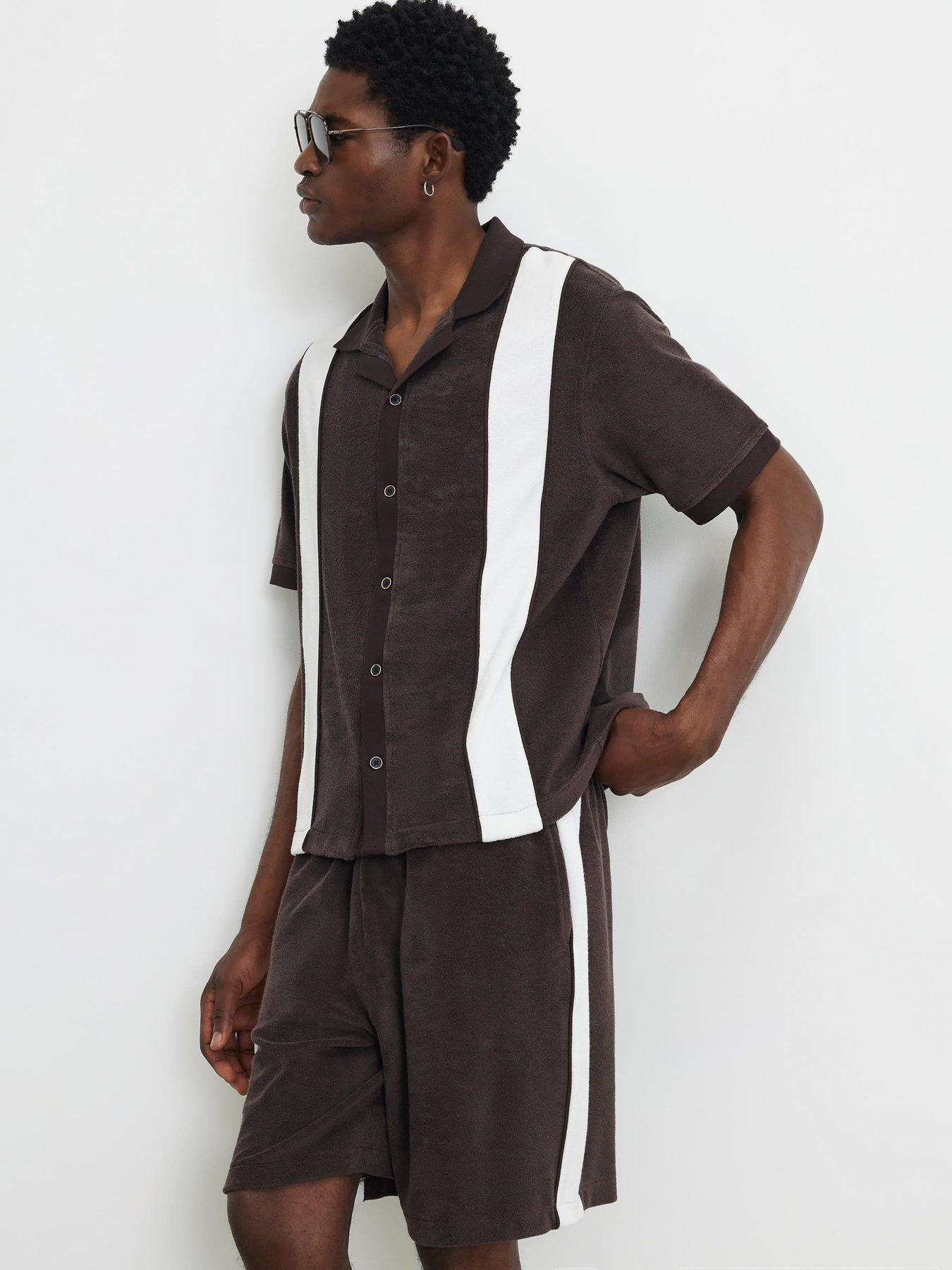 River Island Regular Fit Towelling Shorts