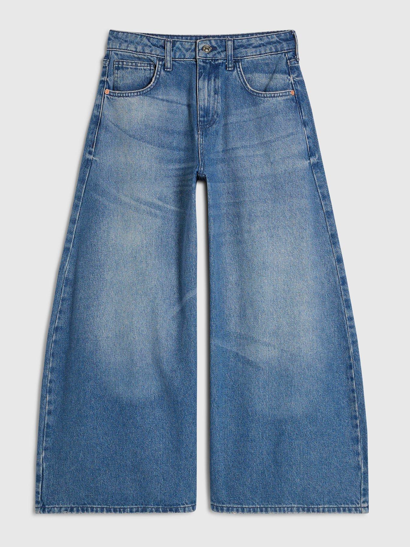 River Island Petite Horseshoe Barrel Leg Jeans