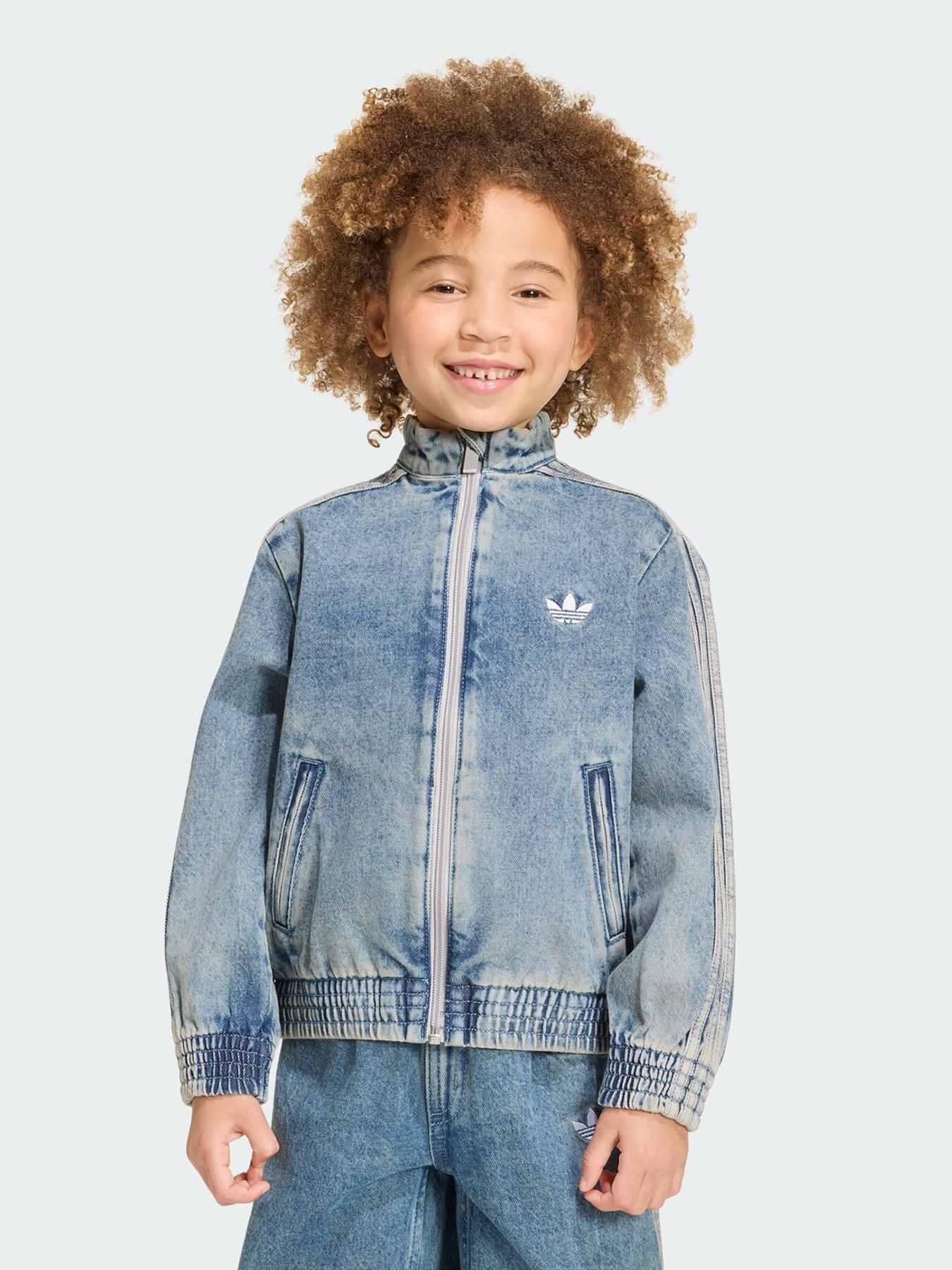 adidas Originals Firebird Loose Denim Track Top