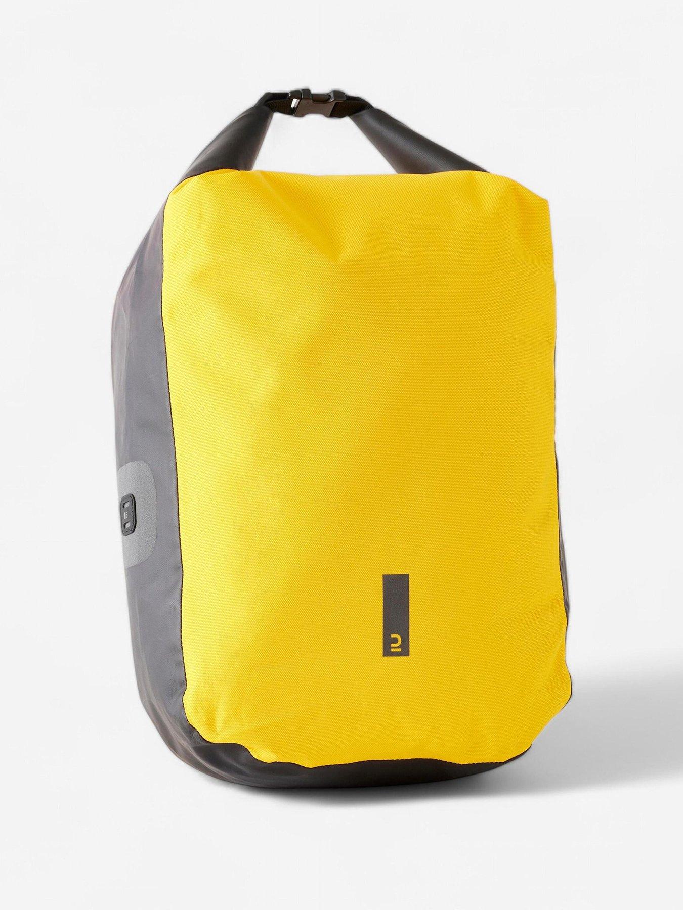 Decathlon Waterproof Bike Bag for Pannier Rack 500 - Yellow