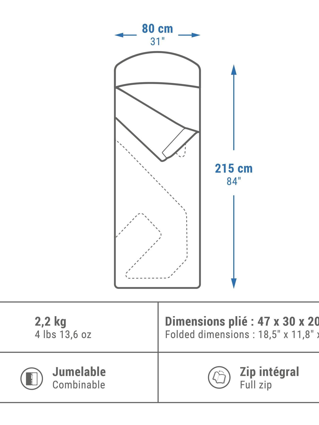 Image 5 of 5 of Decathlon Camping sleeping bag 0 degrees