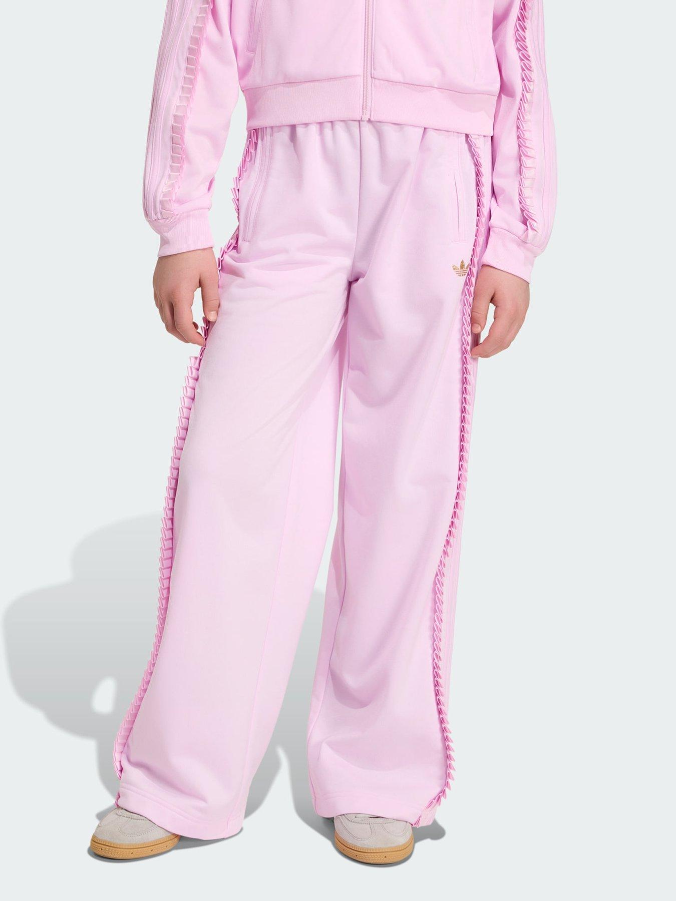 adidas Originals Firebird Loose Track Pants, Pink, Size 11-12 Years