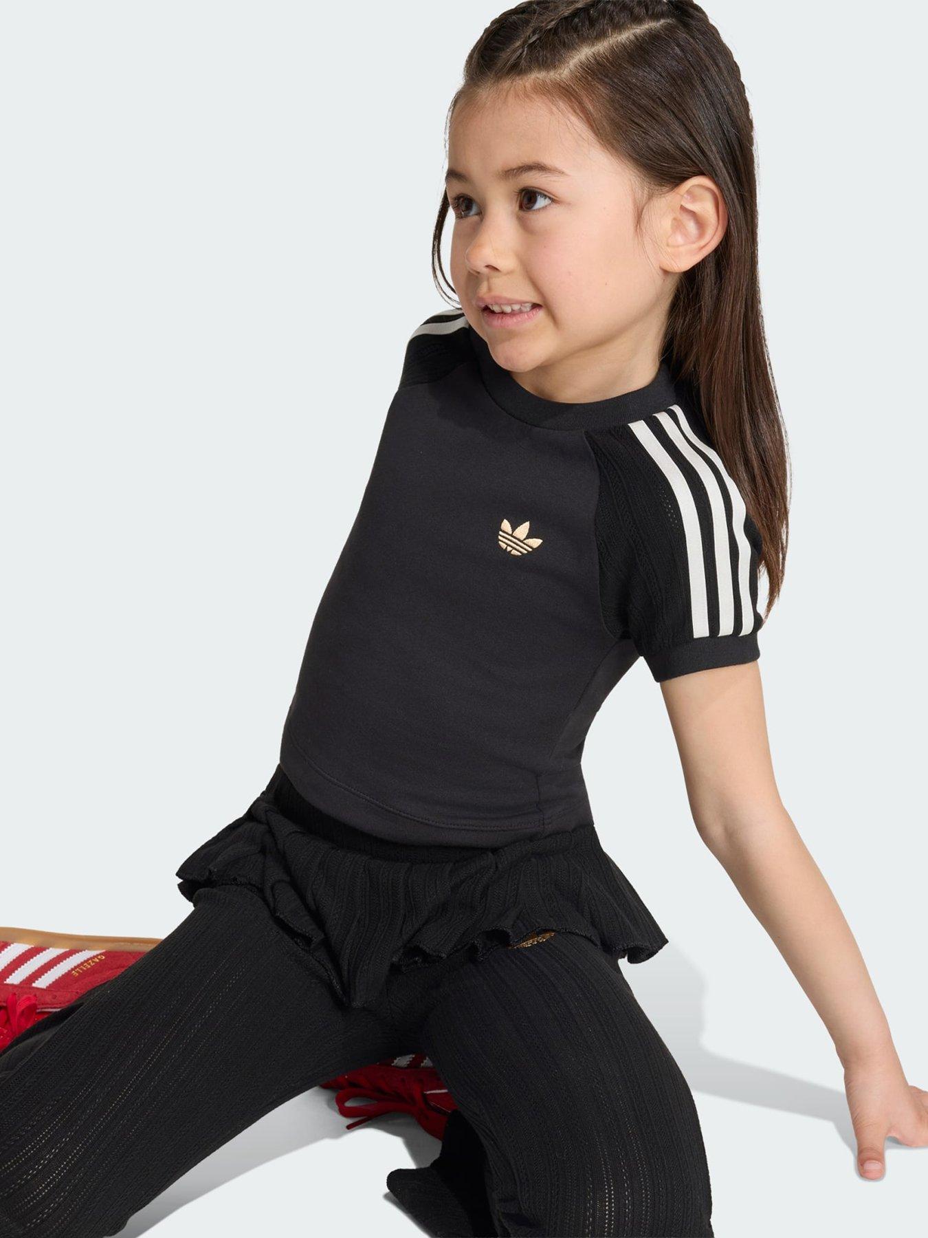 Image 3 of 5 of adidas Originals Slim Knitted Tee Leggings Set