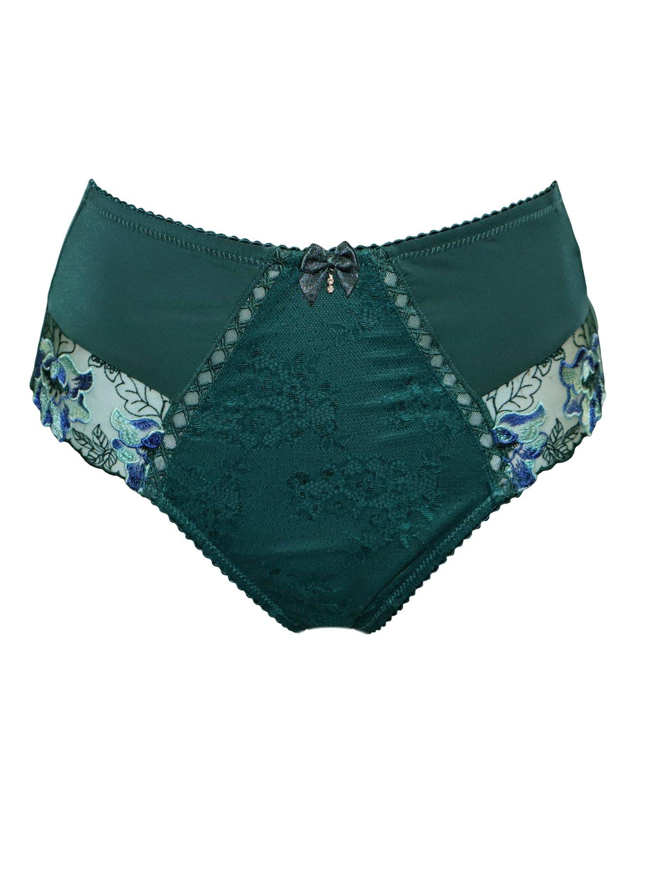 Image 3 of 4 of Pour Moi Sofia Lace Embroidered Deep Brief