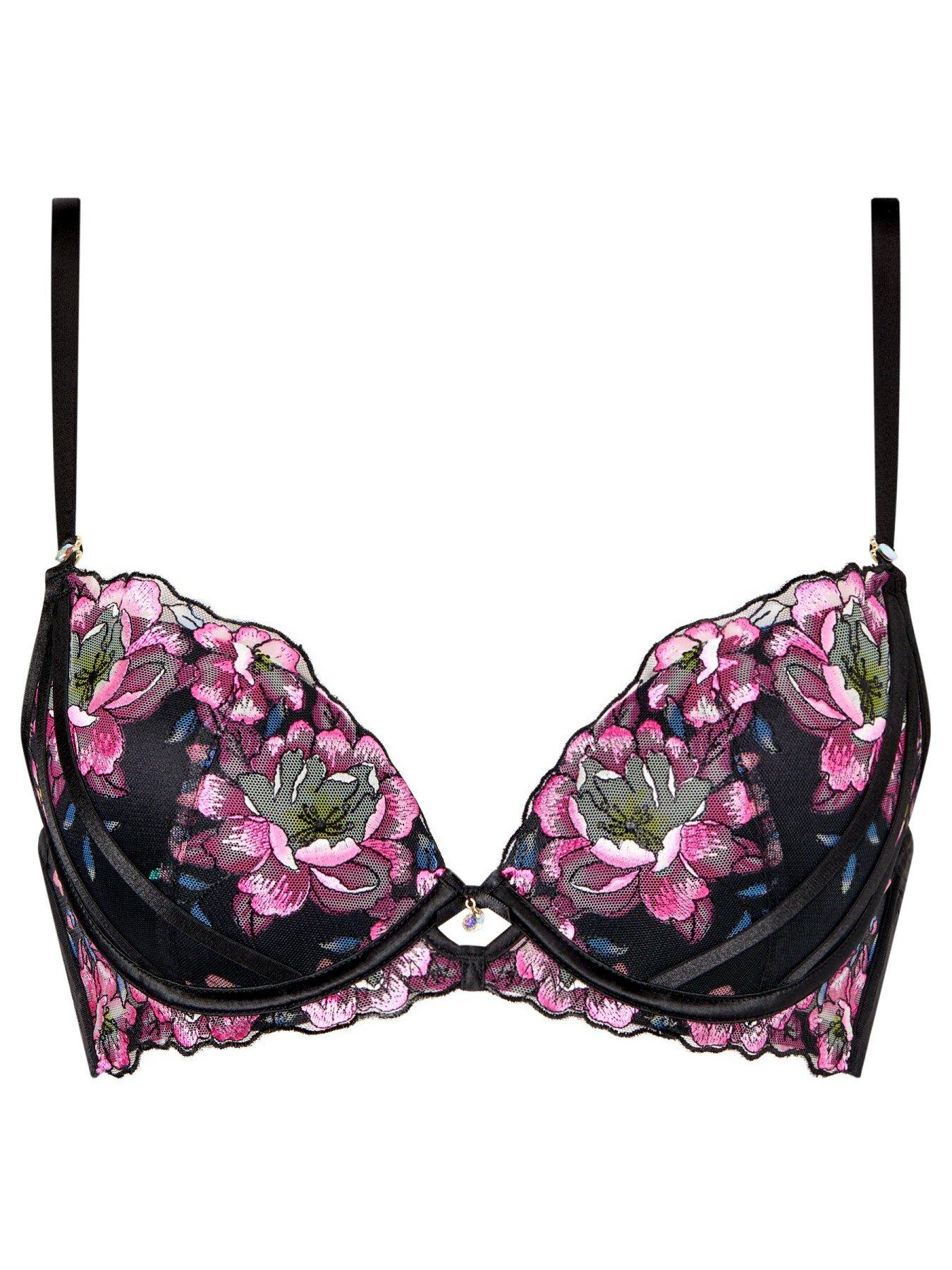 Image 4 of 4 of Ann Summers Floral Dream Padded Plunge Bra