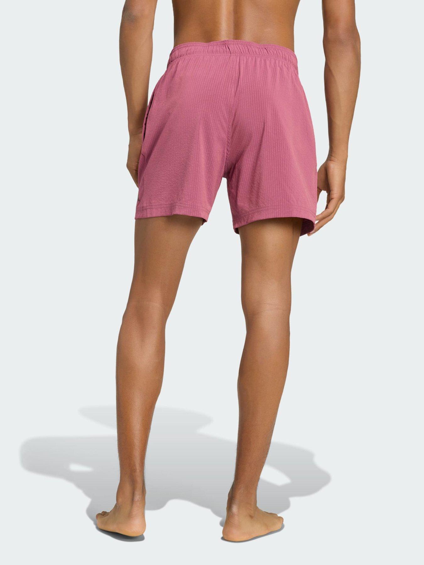Image 2 of 5 of adidas Iridescent Seersucker Swim Shorts 5 Inch