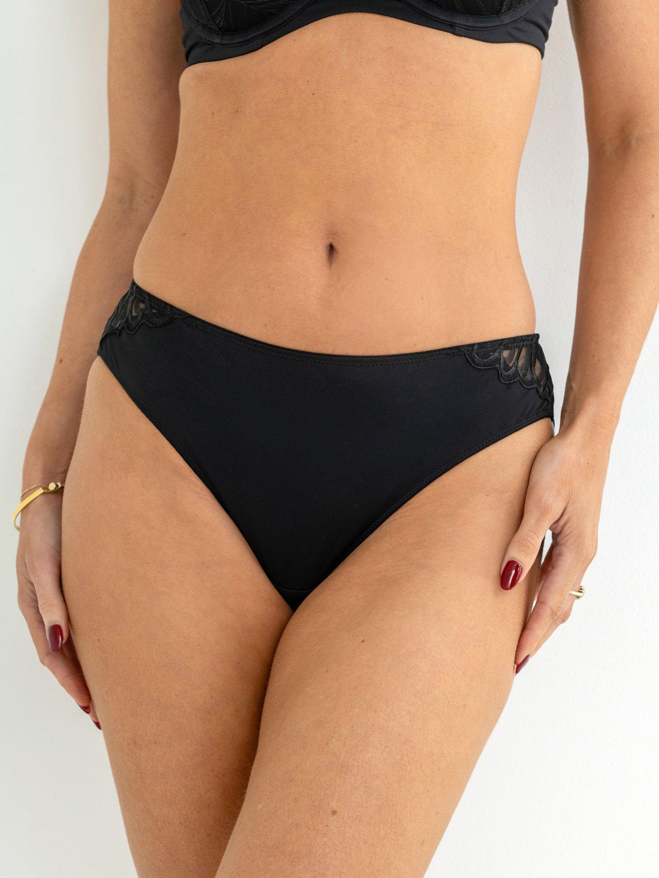 Image 1 of 4 of Pour Moi Olivia Embroidery No VPL Bikini Brief