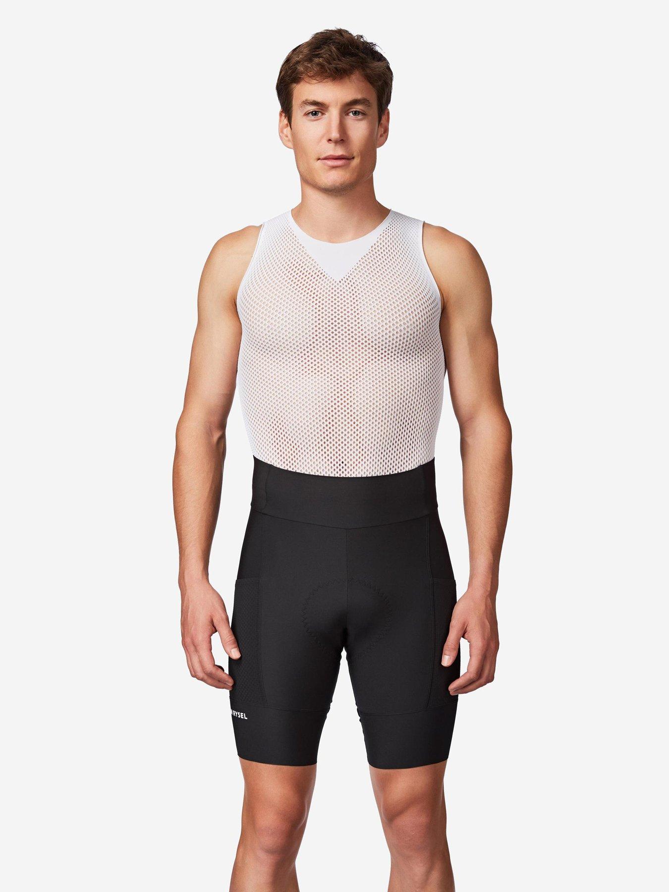 Image 1 of 5 of Decathlon Men's Bibless Road Cycling Shorts, Endurance, EDR-Black