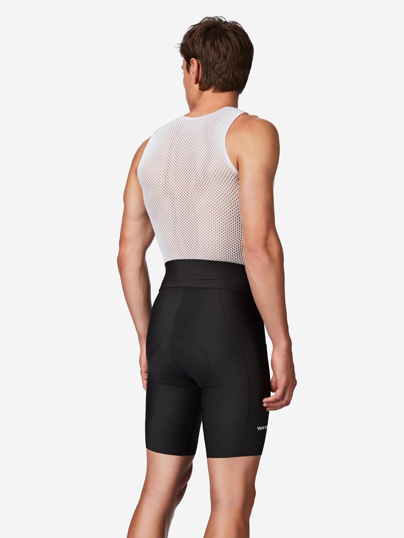 Image 2 of 5 of Decathlon Men's Bibless Road Cycling Shorts, Endurance, EDR-Black