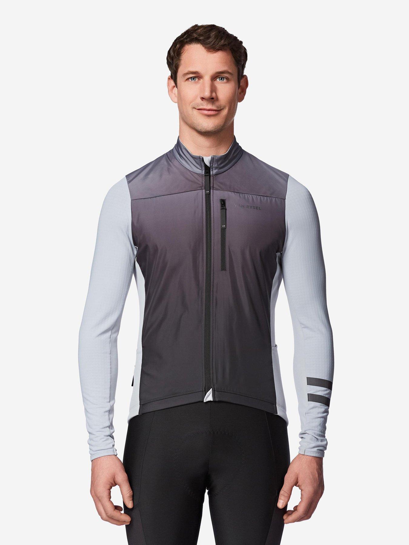 Image 1 of 6 of Decathlon Men's Mid-SeasoLong-Sleeved Road Cycling Jersey EDR