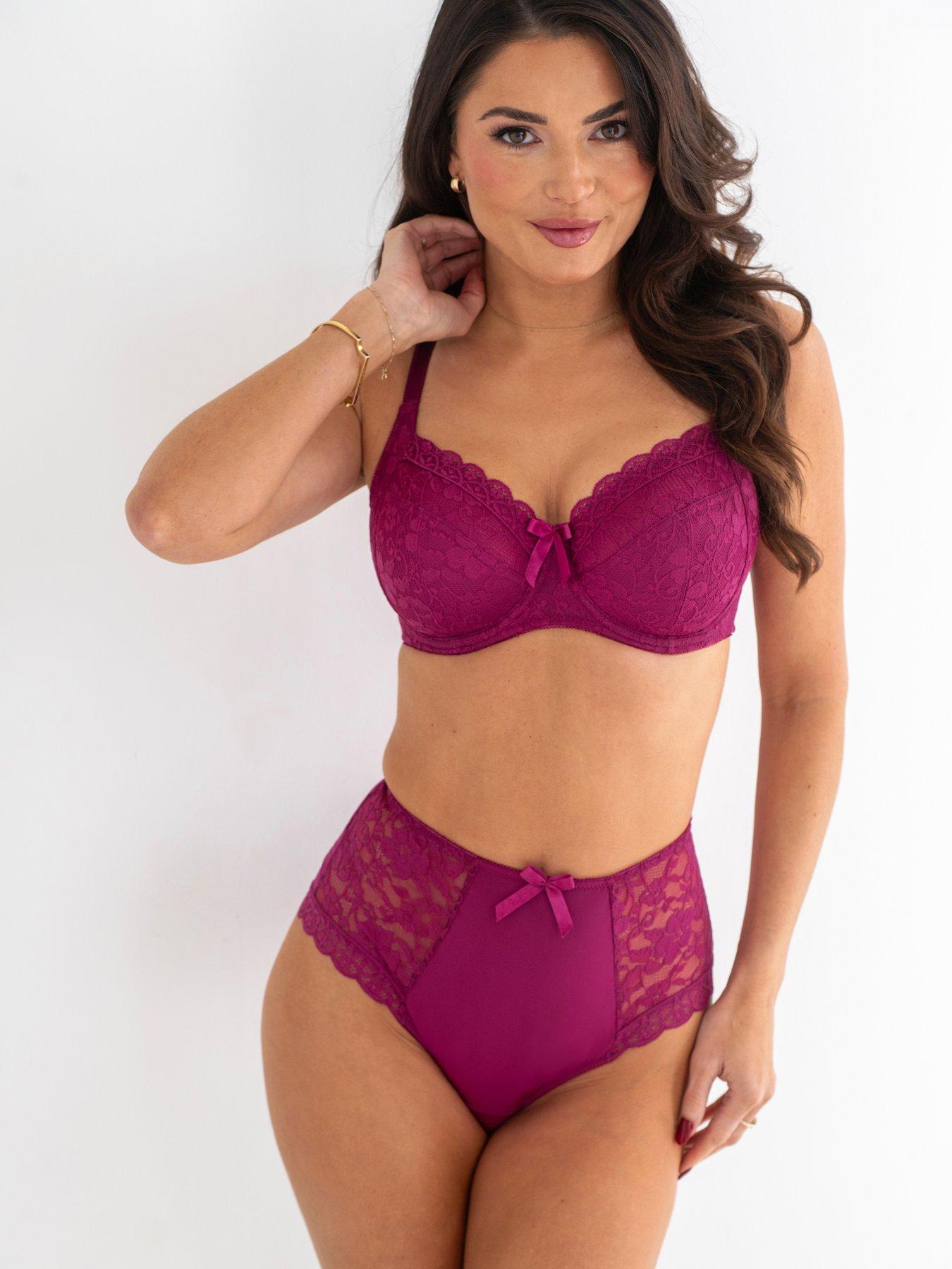 Image 2 of 4 of Pour Moi Rebel Underwired Side Support Bra D-J
