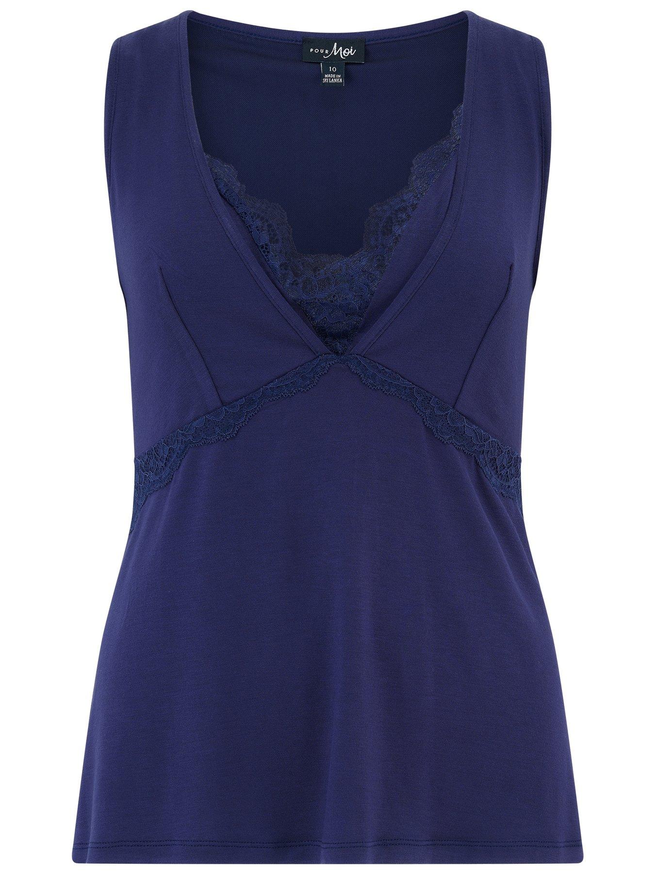 Image 3 of 4 of Pour Moi Sofa Loves Lace Hidden Mesh Support Soft Vest