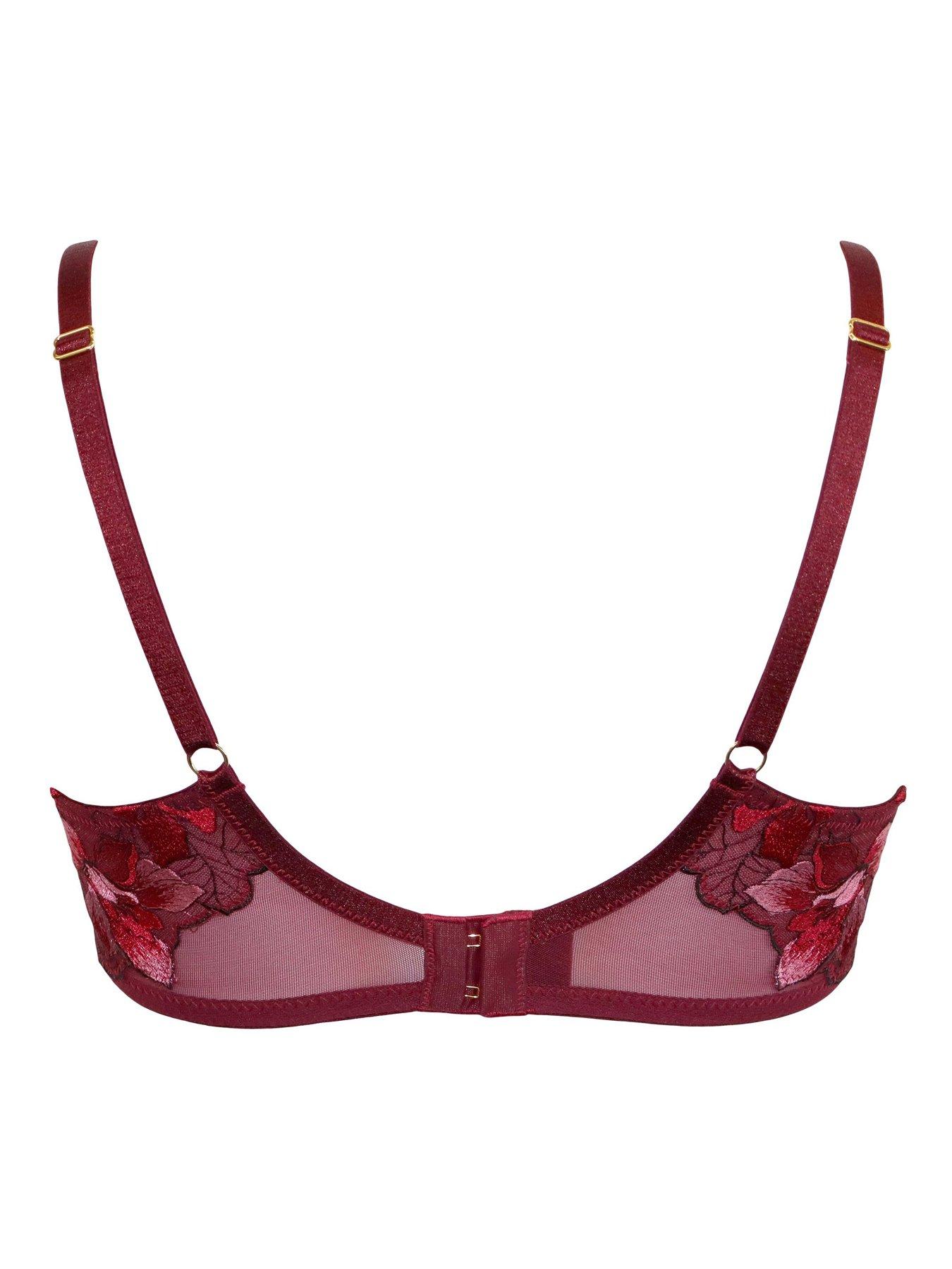 Image 4 of 4 of Pour Moi Rhea Luxe Embroidered Full Cup Bra