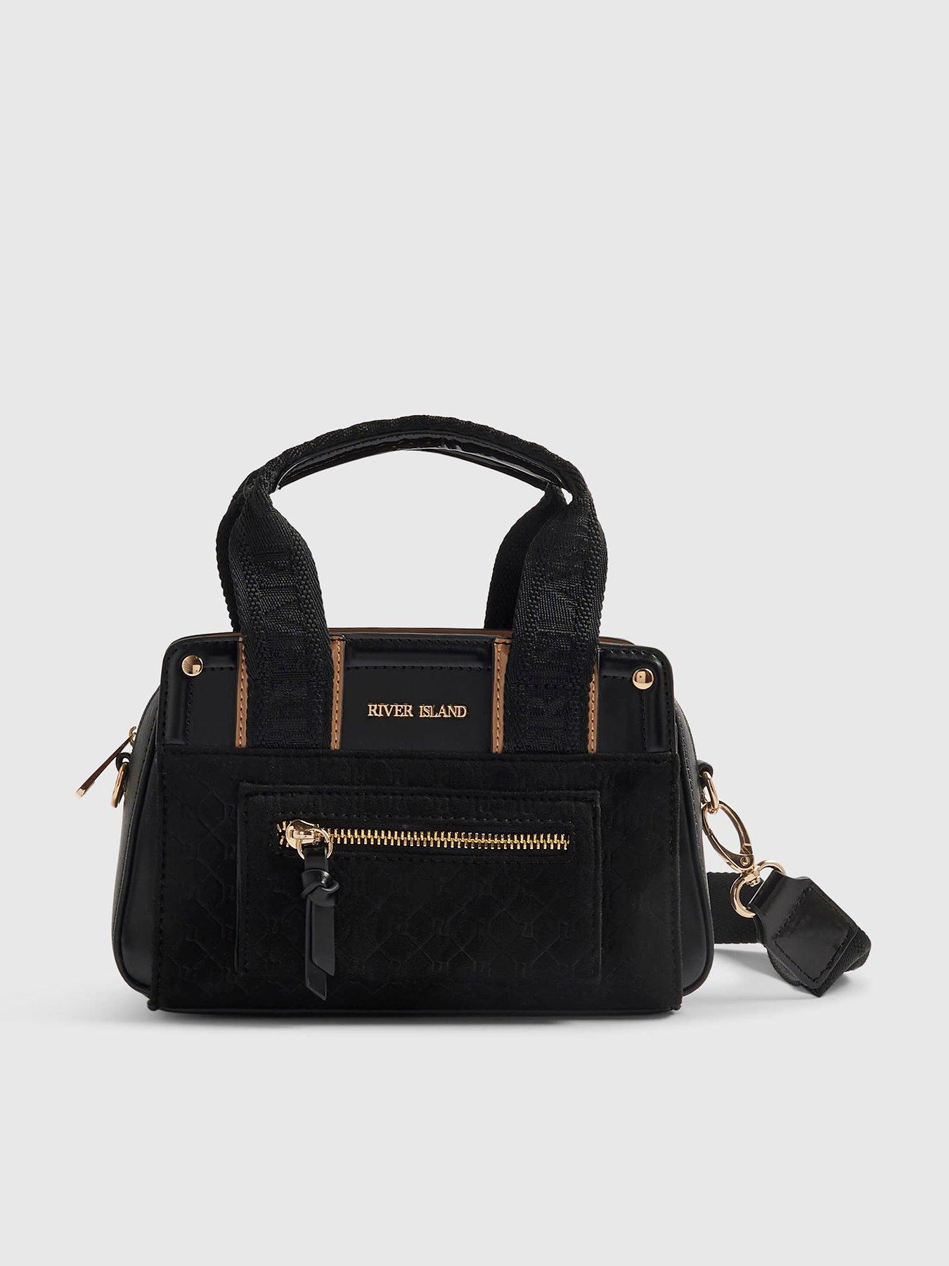 River Island Webbing Handle Tote Crossbody Bag