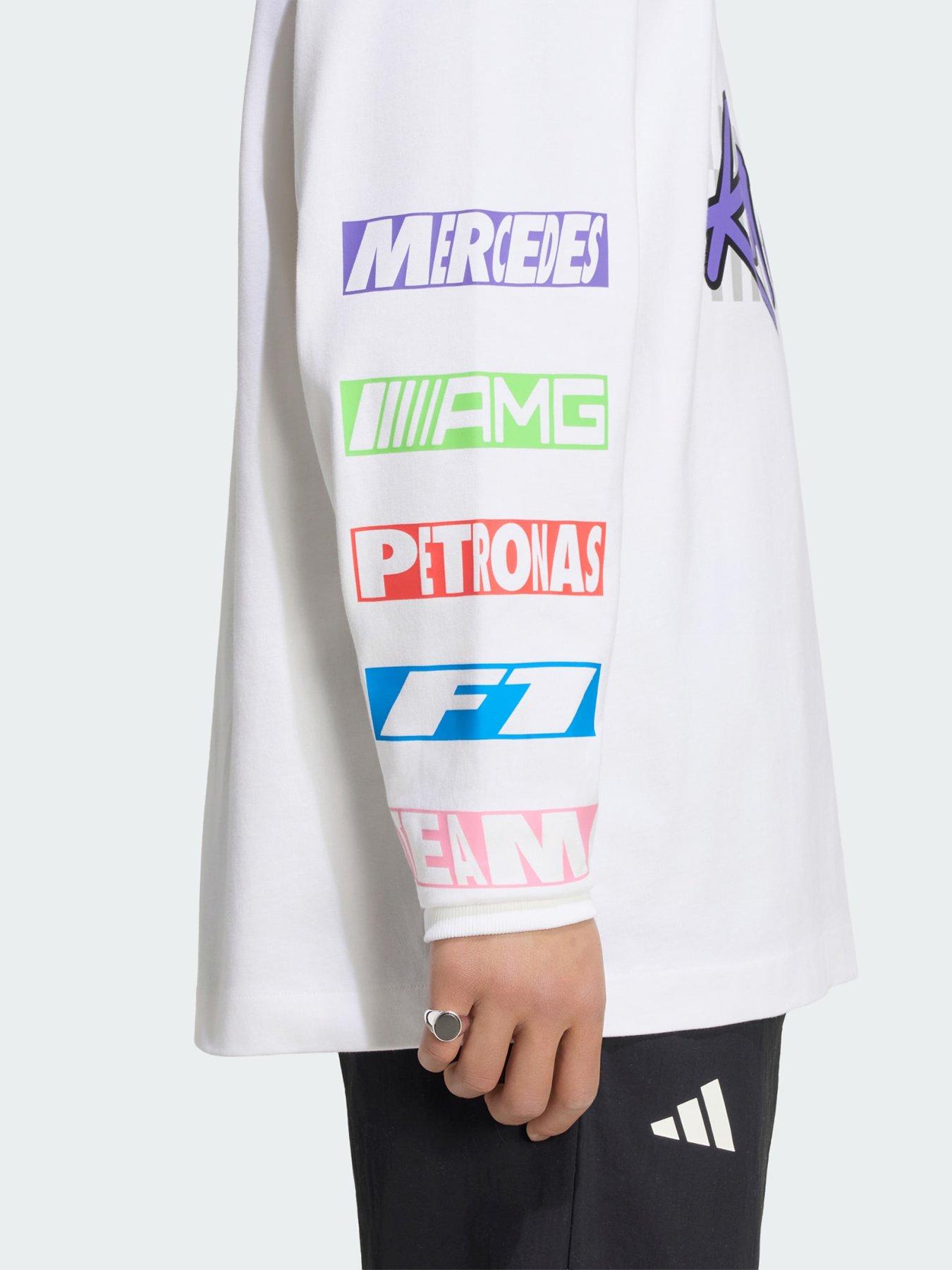 Image 4 of 5 of adidas Mercedes - Amg Petronas Formula 1 Team Lights On Longsleeve Tee