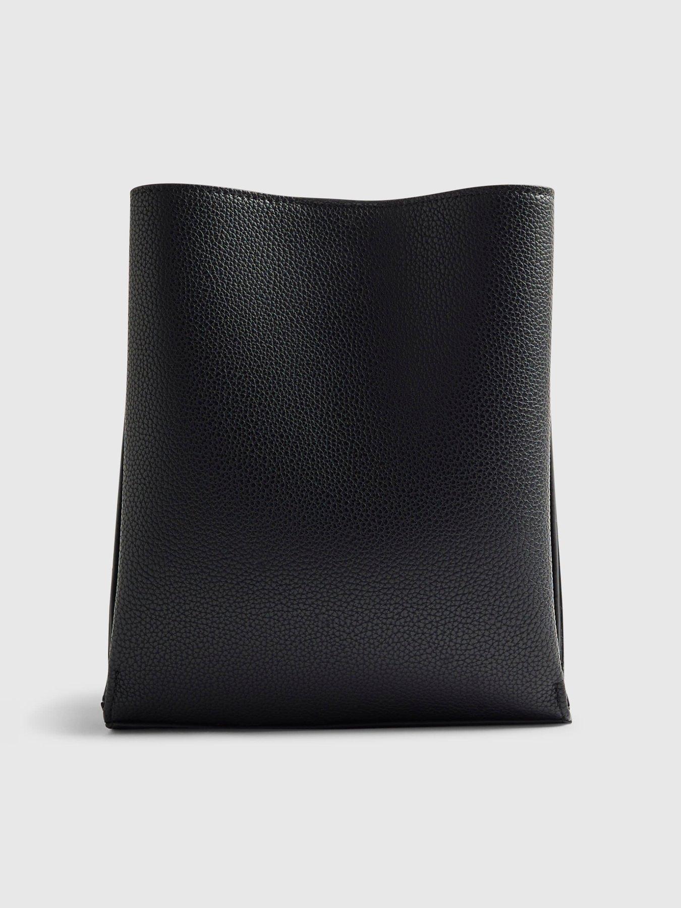 Image 4 of 5 of River Island Monogram Panelled Messenger Bag