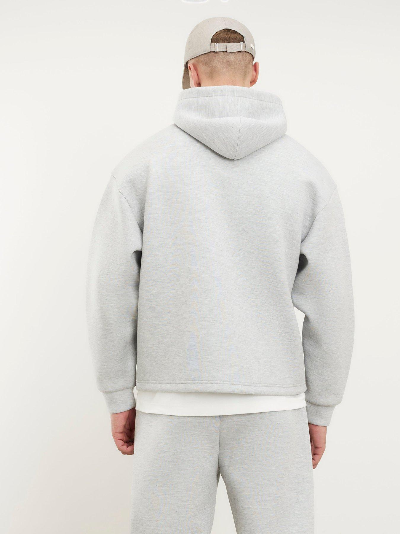 Image 2 of 4 of River Island Premium Oversized Zip Through Hoodie