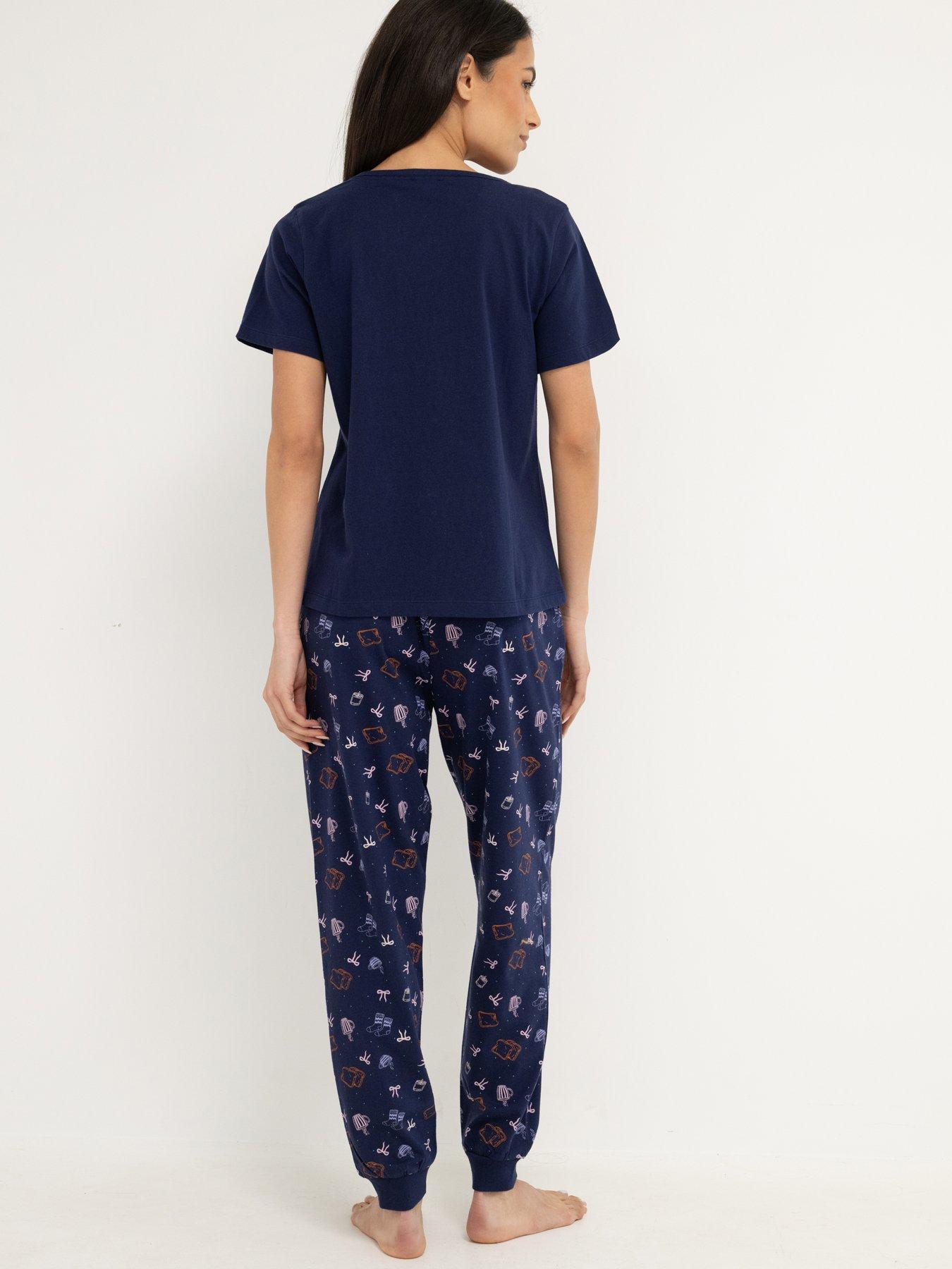 Image 2 of 4 of Pour Moi Jersey Cotton Short Sleeve Pyjama Set
