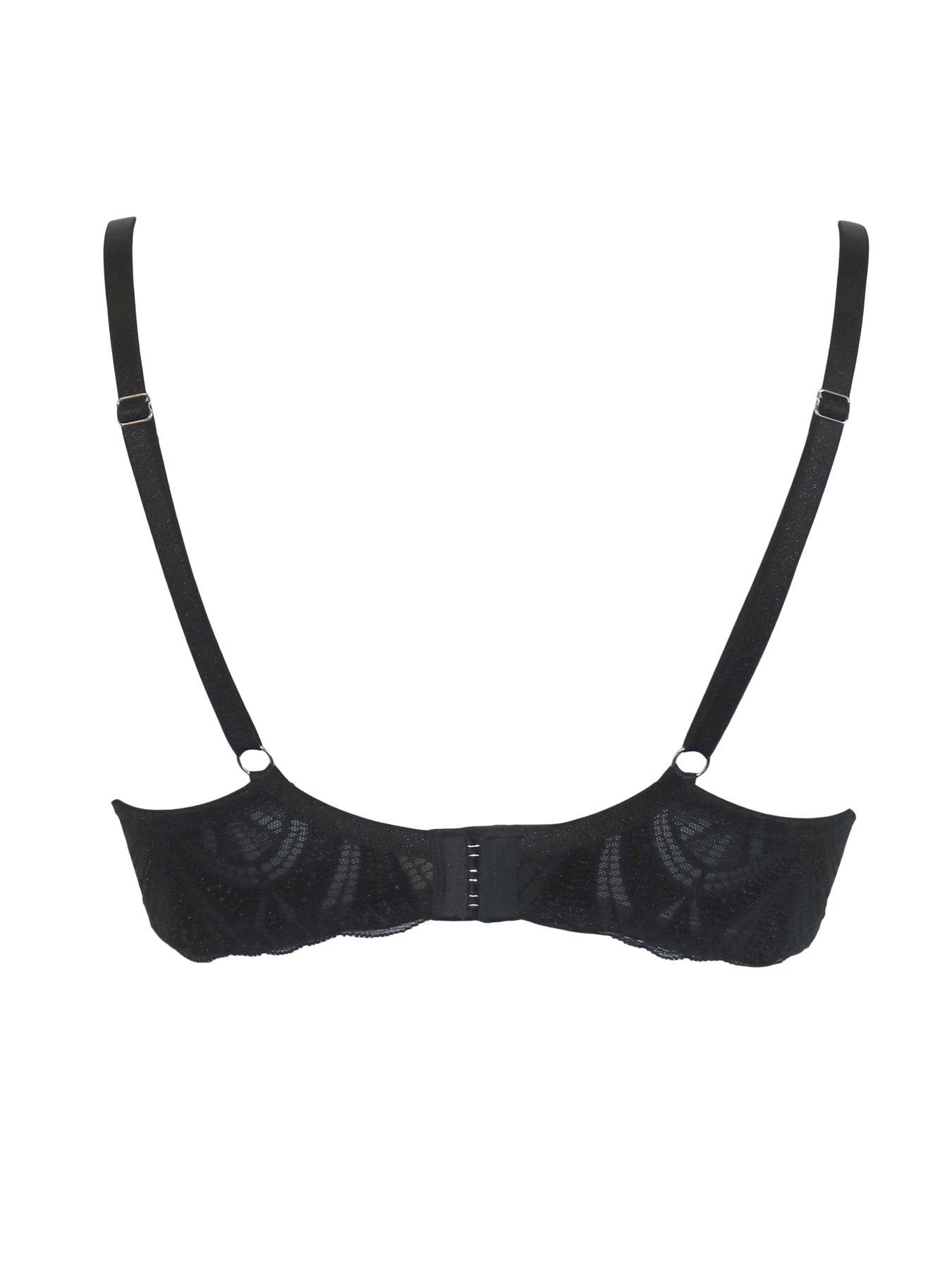 Image 4 of 4 of Pour Moi New Romance Padded Push-Up Plunge Bra