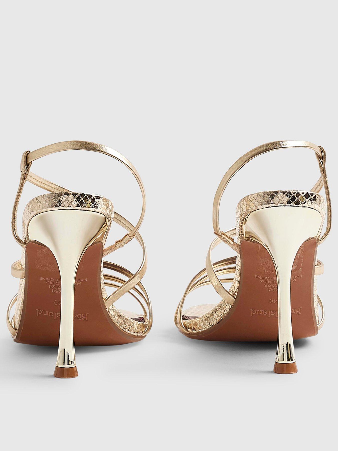 Image 3 of 4 of River Island Strappy Heeled Sandals