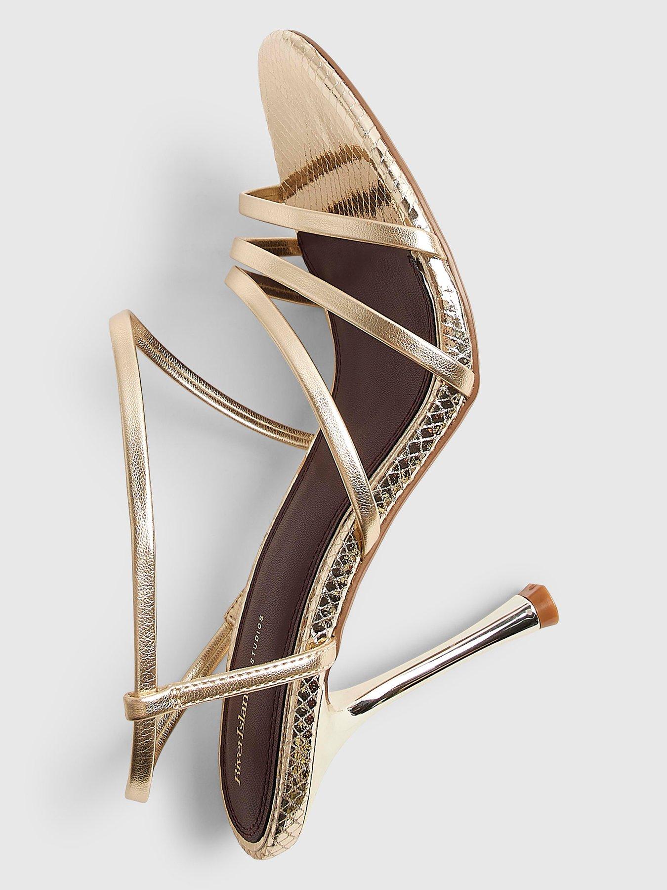 Image 4 of 4 of River Island Strappy Heeled Sandals