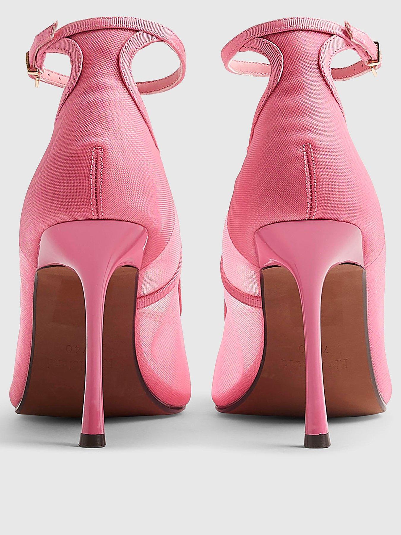 Image 2 of 4 of River Island Mesh Court Heels