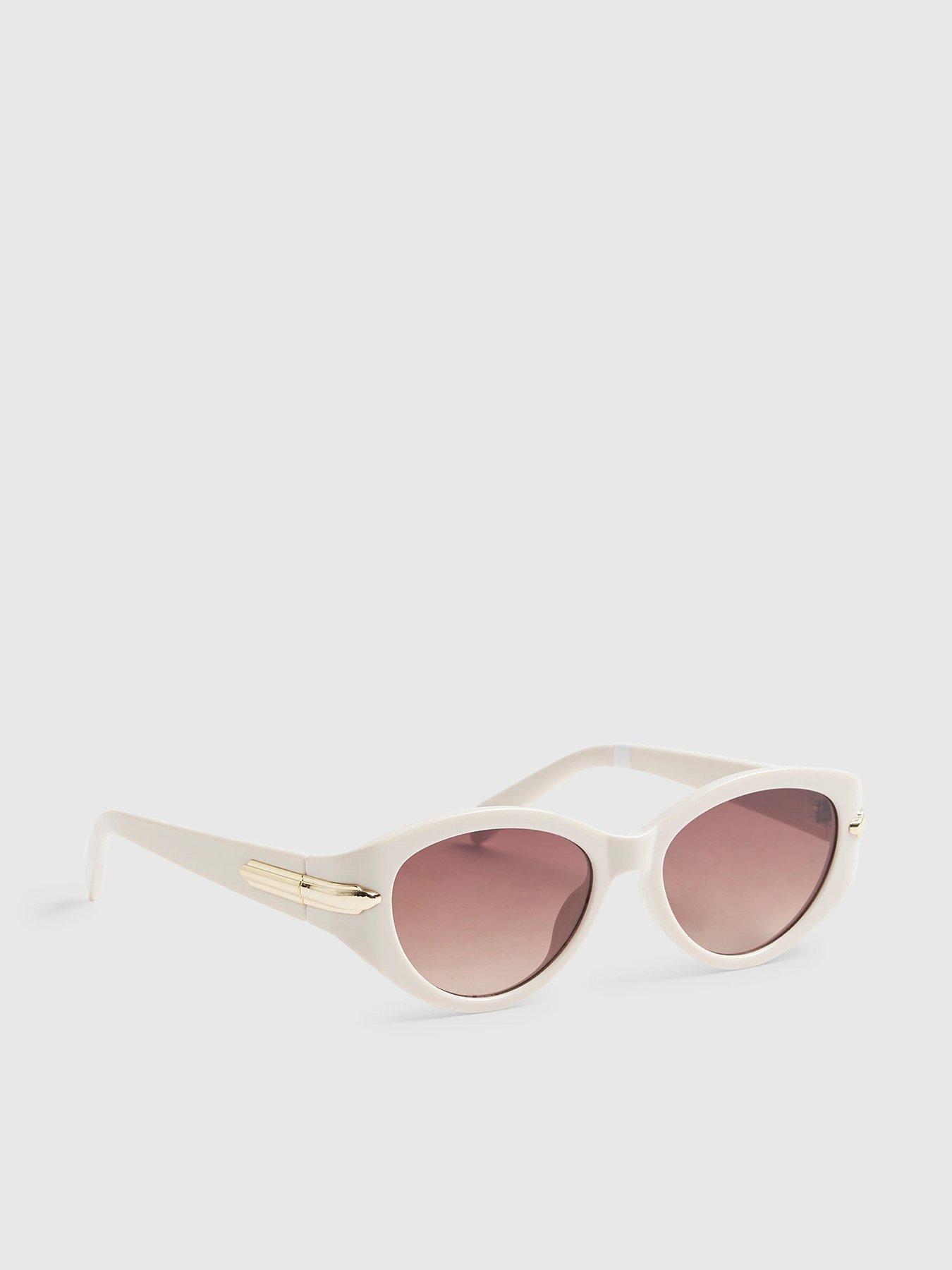 Image 1 of 5 of River Island Cat Eye Slim Sunglasses