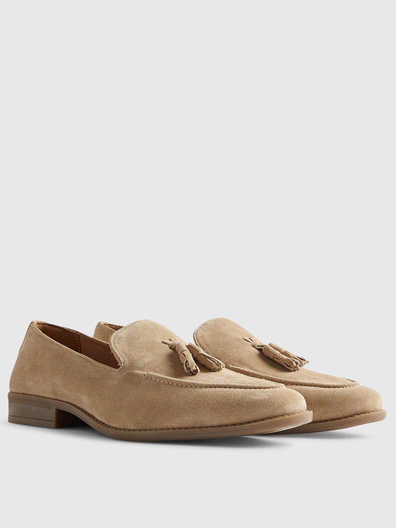 Image 2 of 4 of River Island Beige Suede Loafers