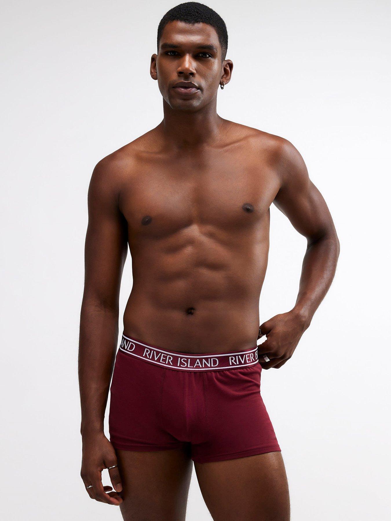 Image 2 of 3 of River Island White Pastel Colour Pack Of 5 Trunks
