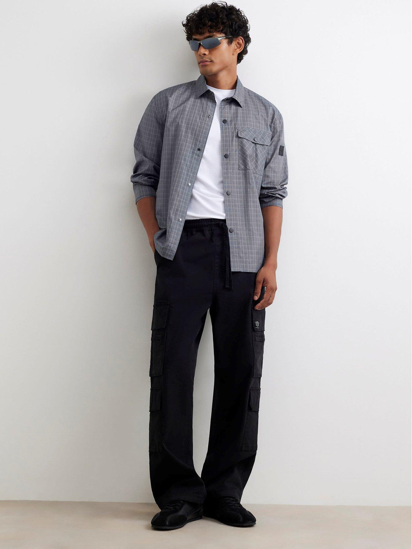 Image 3 of 4 of River Island Regular Fit Nylon Check Utility Shirt
