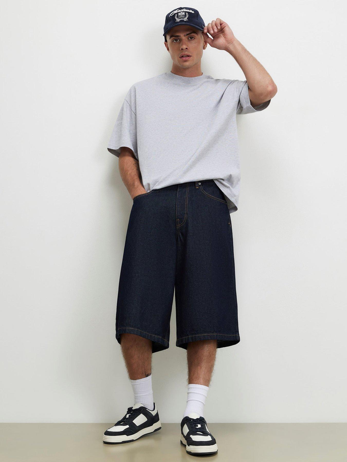 Image 3 of 4 of River Island Oversized Fit Cotton Heavyweight T-shirt