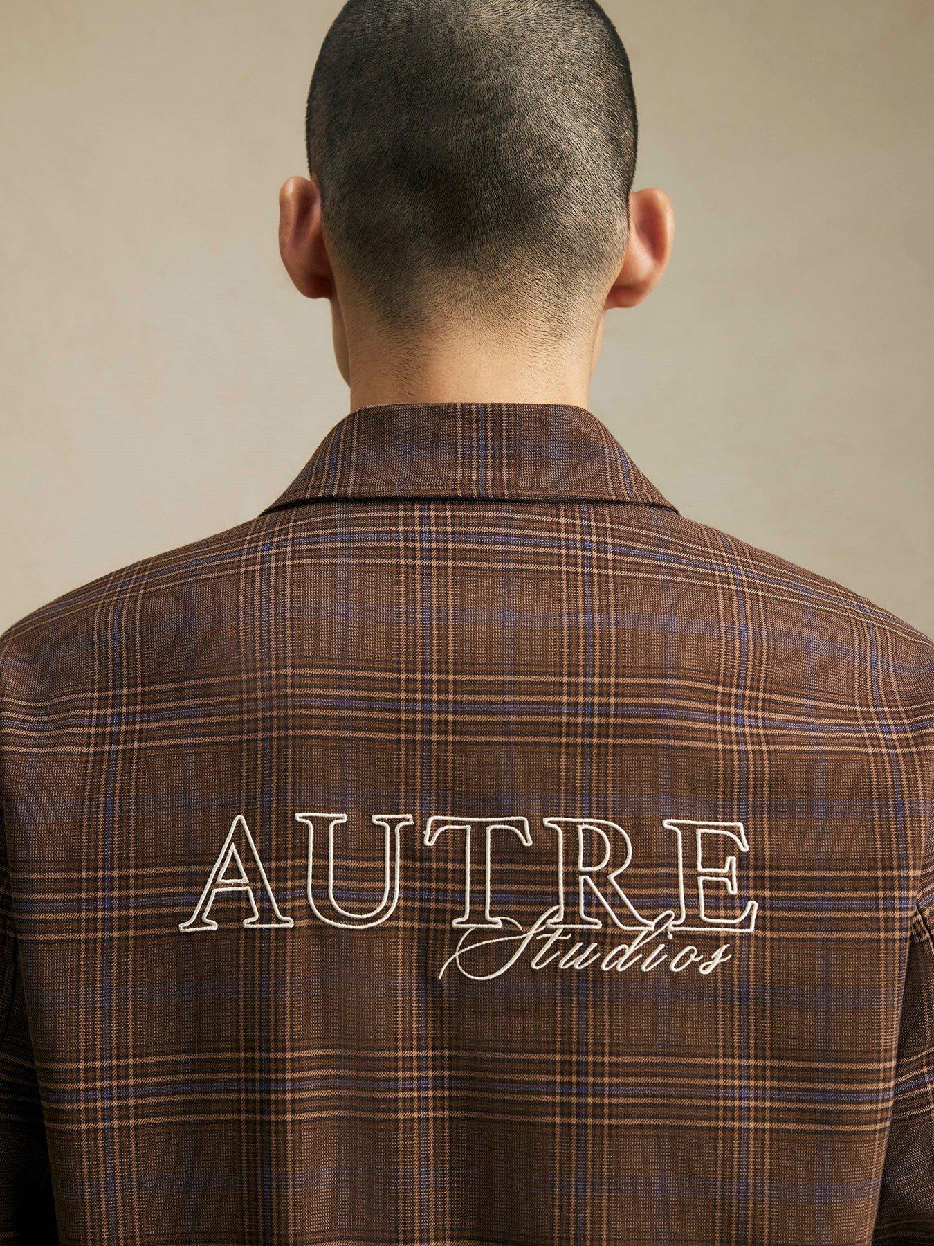 Image 2 of 4 of River Island Regular Fit Check Autre Jacket