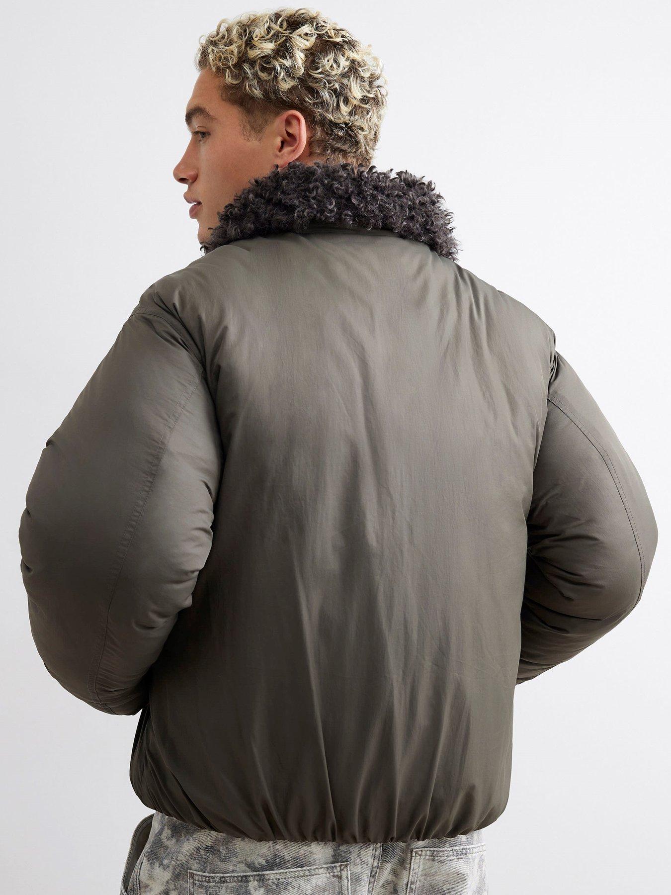 Image 2 of 4 of River Island Fur Collared Jacket