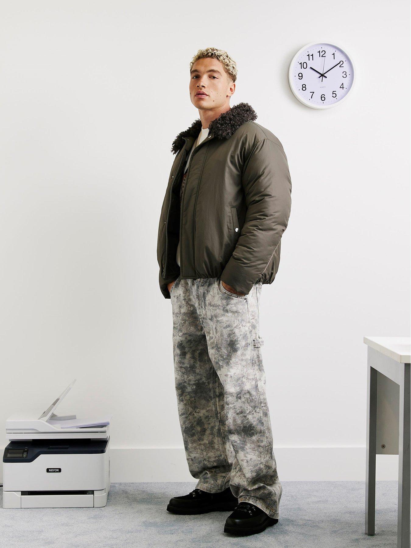 Image 3 of 4 of River Island Fur Collared Jacket