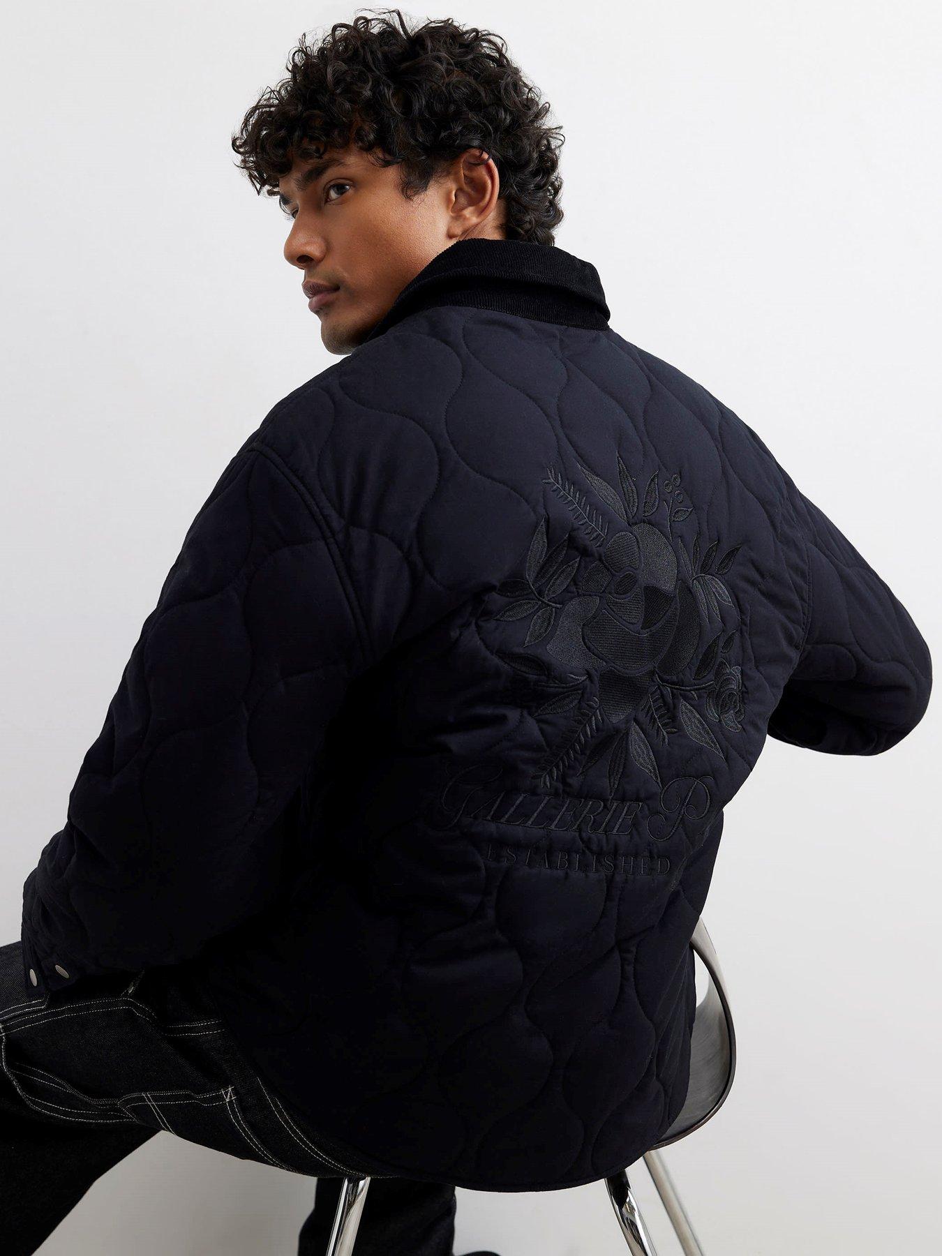 Image 2 of 4 of River Island Cotton Quilted Overshirt