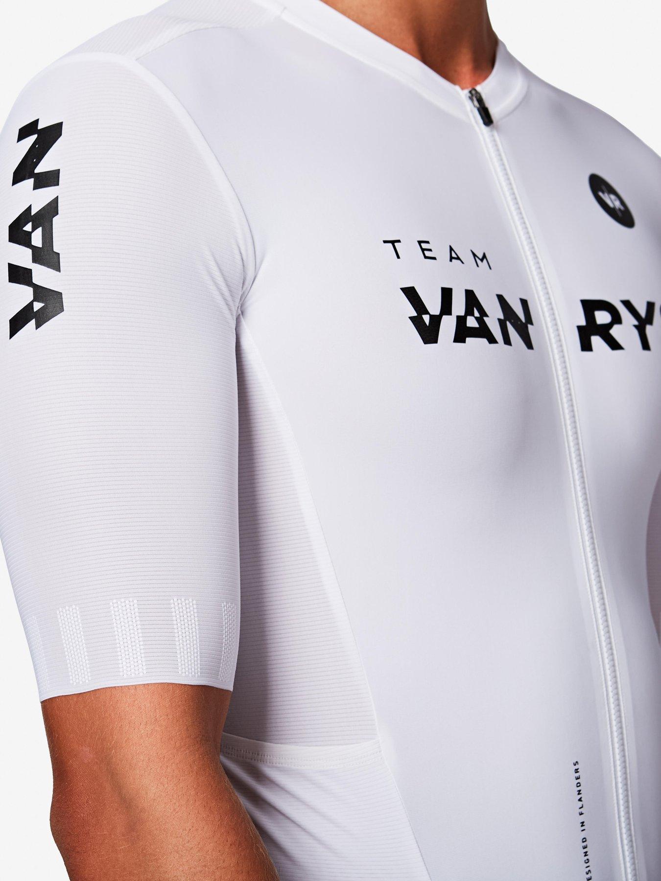 Image 5 of 6 of Decathlon Van Rysel Men's RCR R-2 Team Road Cycling Aerosuit - White