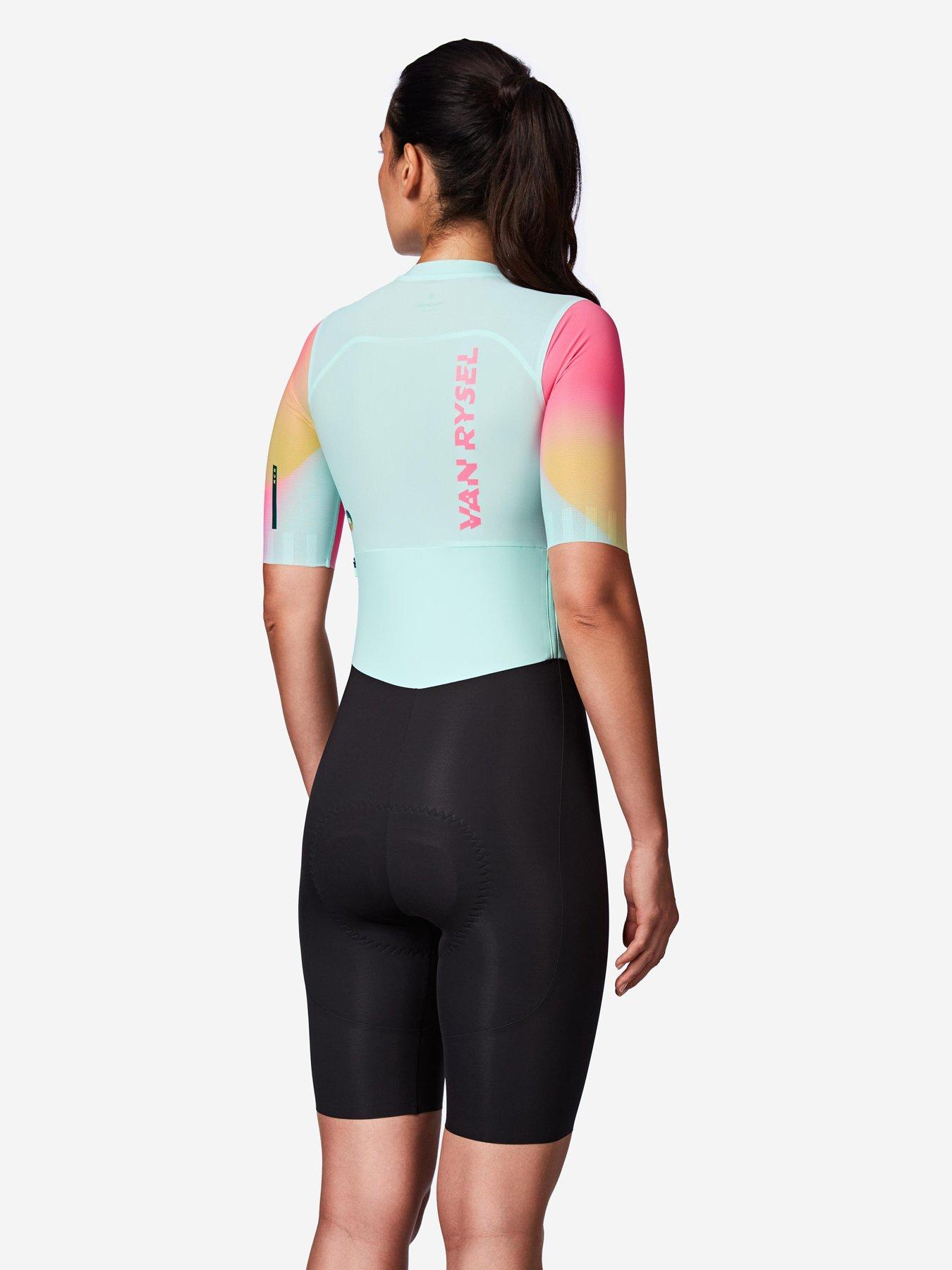 Image 2 of 6 of Decathlon Van Rysel Women's RCR R-2 Road Biking Aerosuit - Green