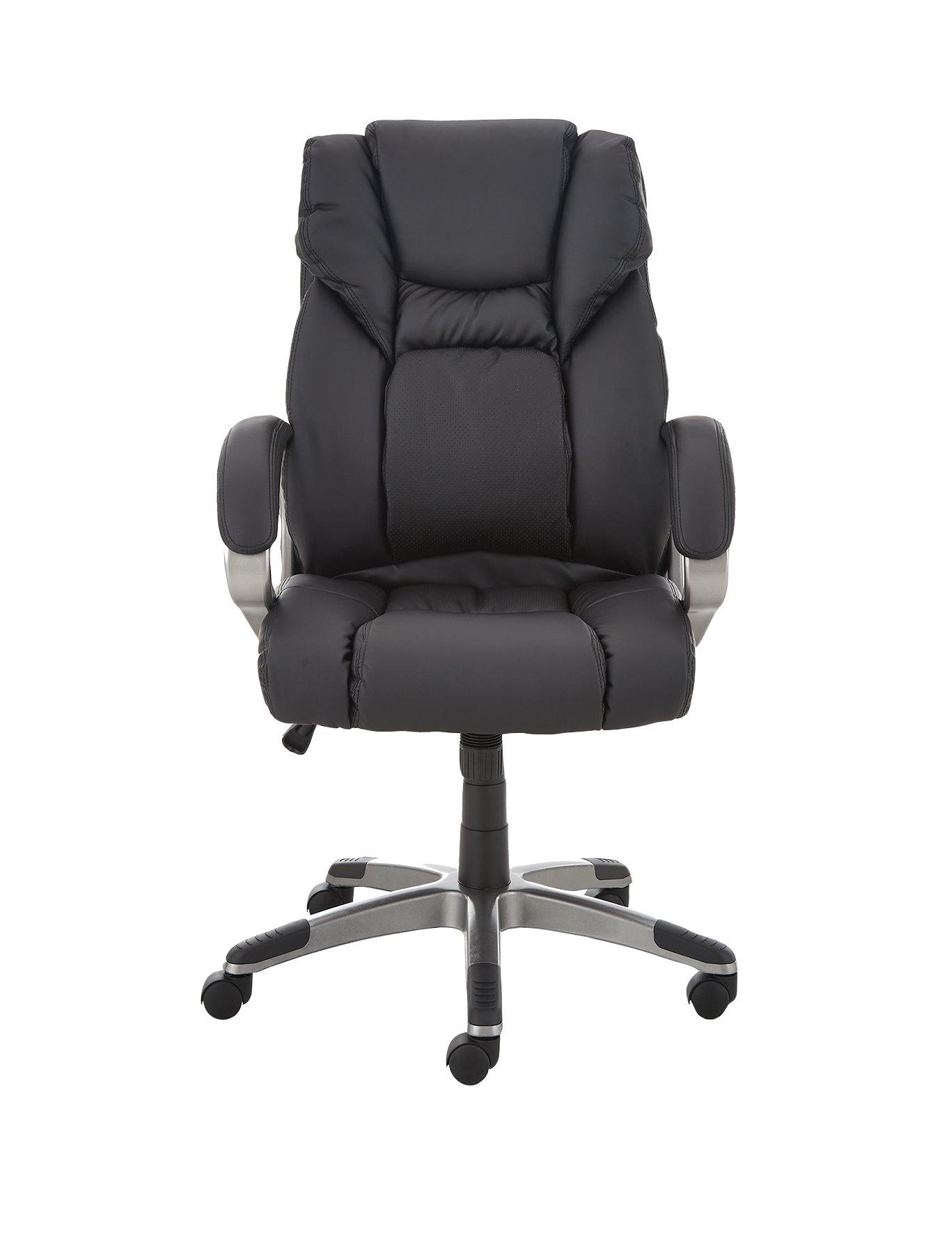 Boss High Back Padded Exec. Chair - Black - Stationery and Office