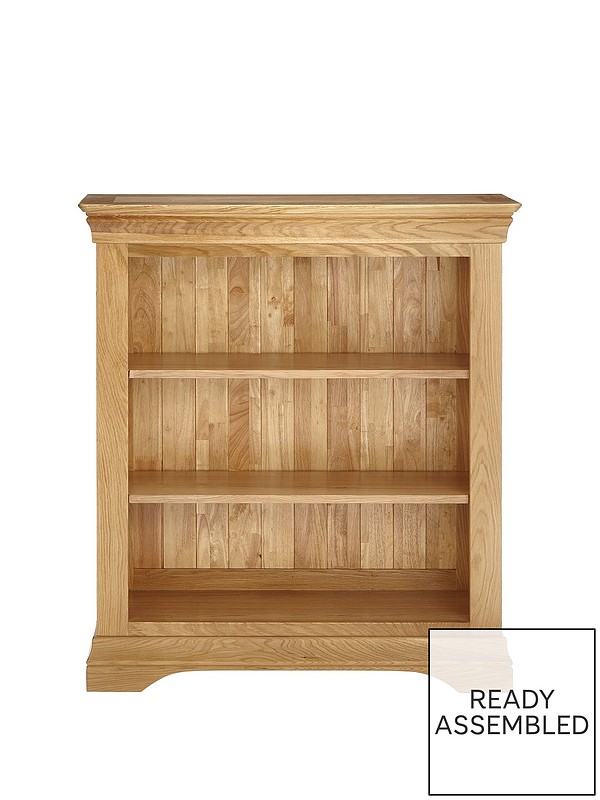 Luxe Collection Constance Oak Ready Assembled Bookcase Very Co Uk