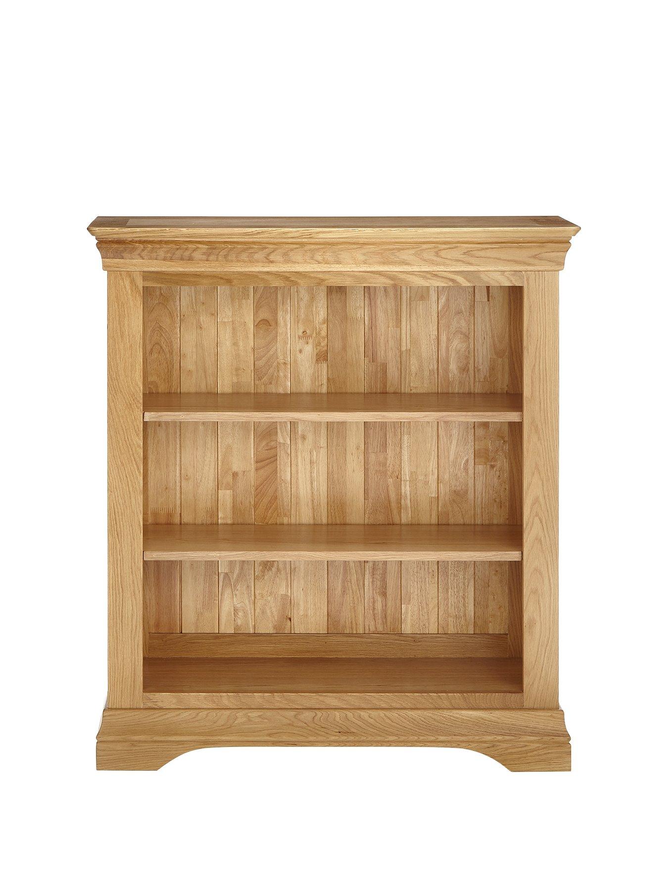 Luxe Collection Constance Oak Ready Assembled Bookcase Very Co Uk