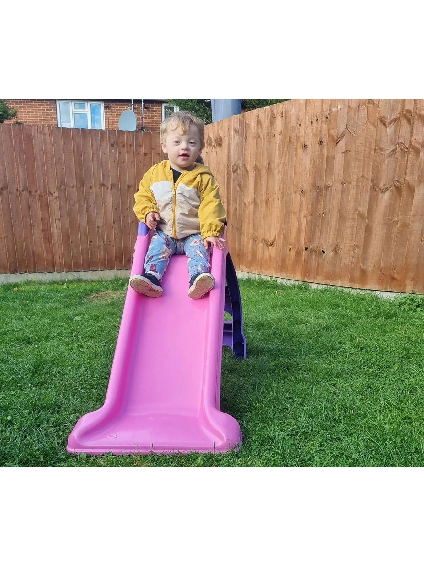 Pink little best sale tikes slide