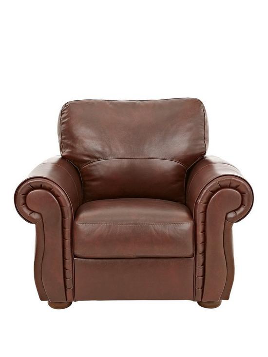 front image of very-home-cassina-italian-leather-armchair