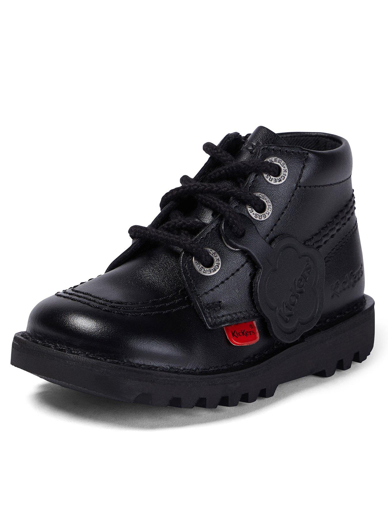 Kickers Junior Kick Stylee Hi School Shoes Black very