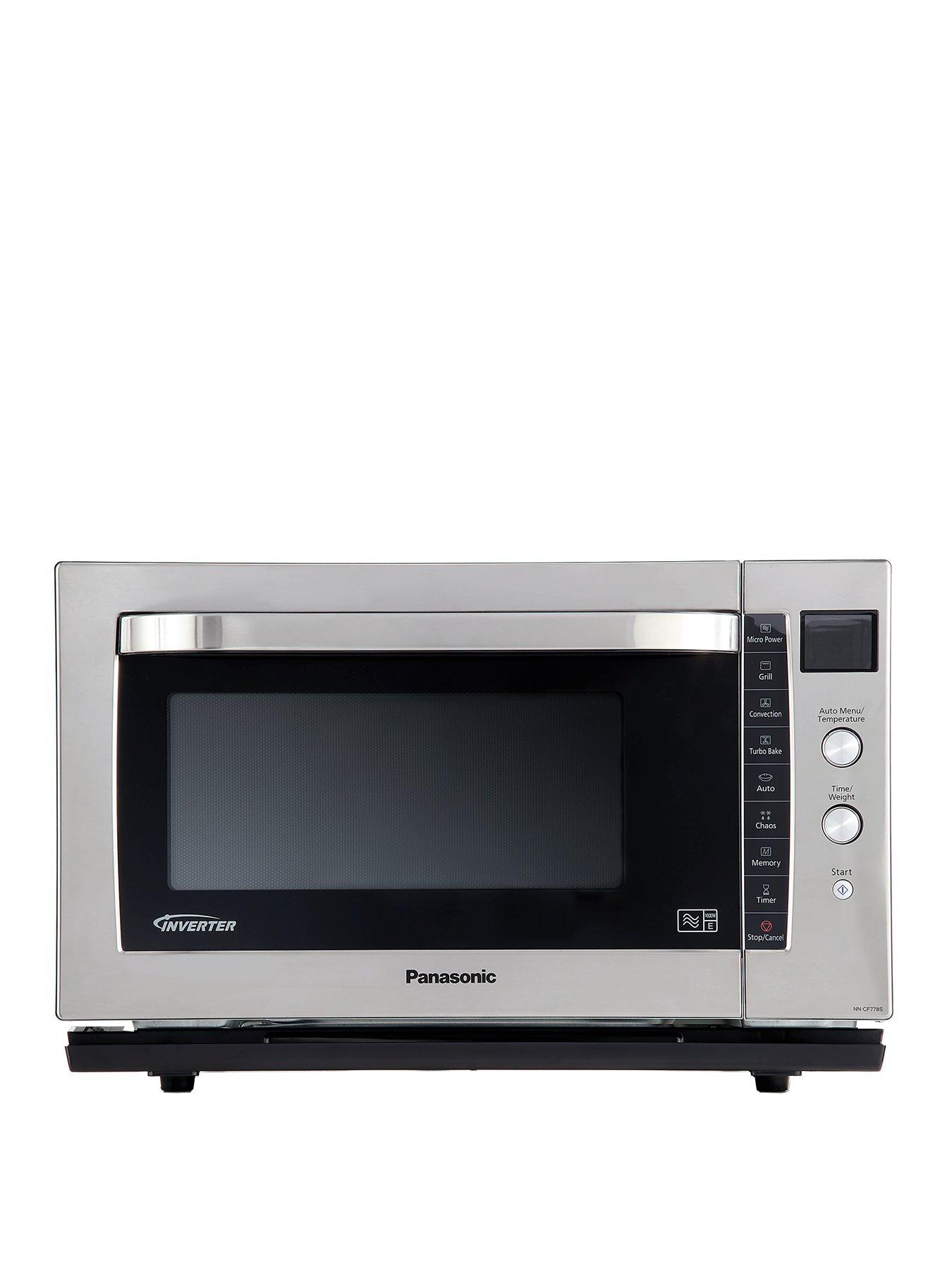 Panasonic Nn-Cf778Bpq 27-Litre Combination Microwave, Oven &Amp; Grill With Flatbed
