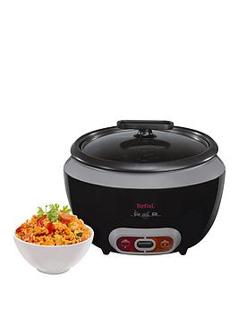 Product photograph of Tefal Rk1568uk Cool Touch Rice Cooker - Black from very.co.uk