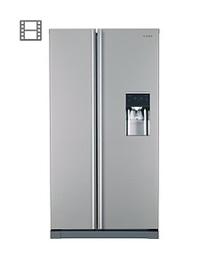 Samsung RSA1RTMG1/XEU American-Style Frost-Free Fridge Freezer with Non Plumbed Water Dispenser - Grey