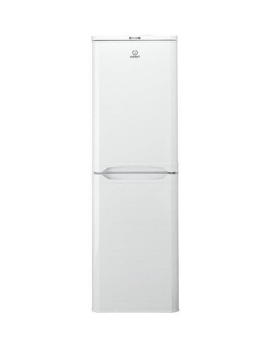 front image of indesit-ibd5517w-55cm-wide-fridge-freezer-white